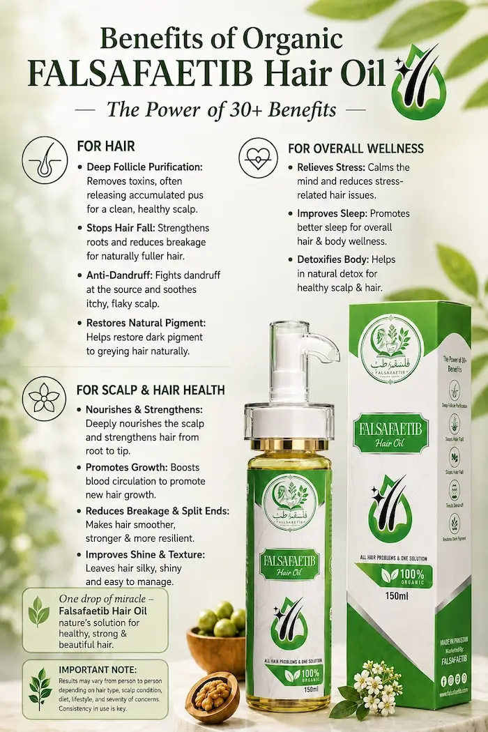 Falsafaetib Herbal Hair Oil: 30+ Benefits for Strong, Healthy Hair
